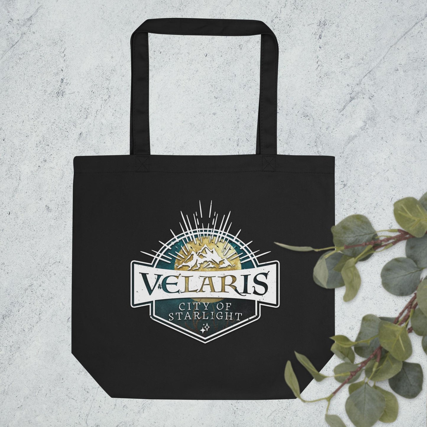 Velaris Night Court of Thorns and Roses Knitting Crochet Yarn/Project Tote Bag