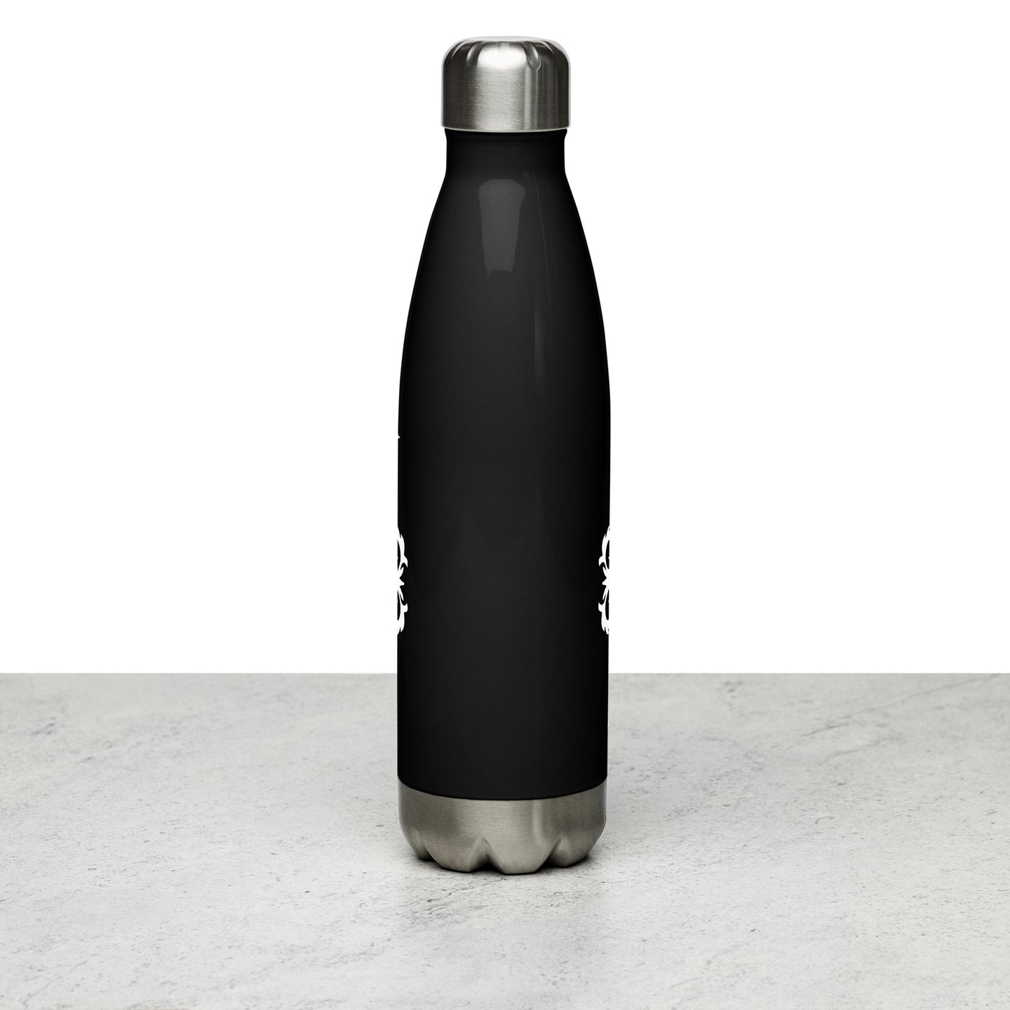 On Wednesdays We Wear Black Spooky Goth Wednesday Fanart Baby Bat Stainless steel Water Bottle