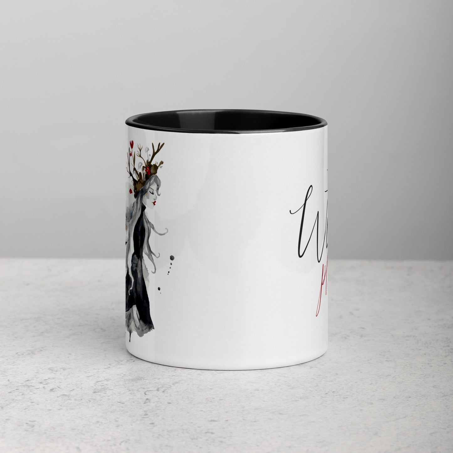 Witch, Please Forest Witchy Spooky Season Winter Snowy Ethereal Coffee Mug