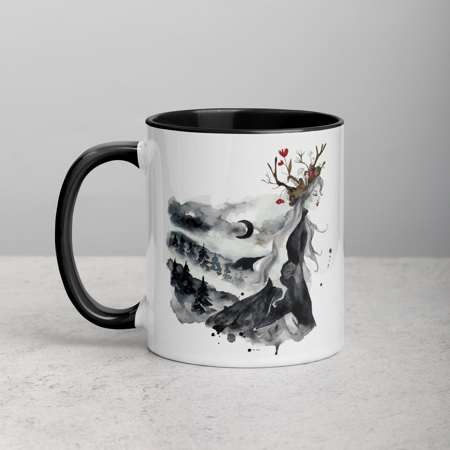 Witch, Please Forest Witchy Spooky Season Winter Snowy Ethereal Coffee Mug