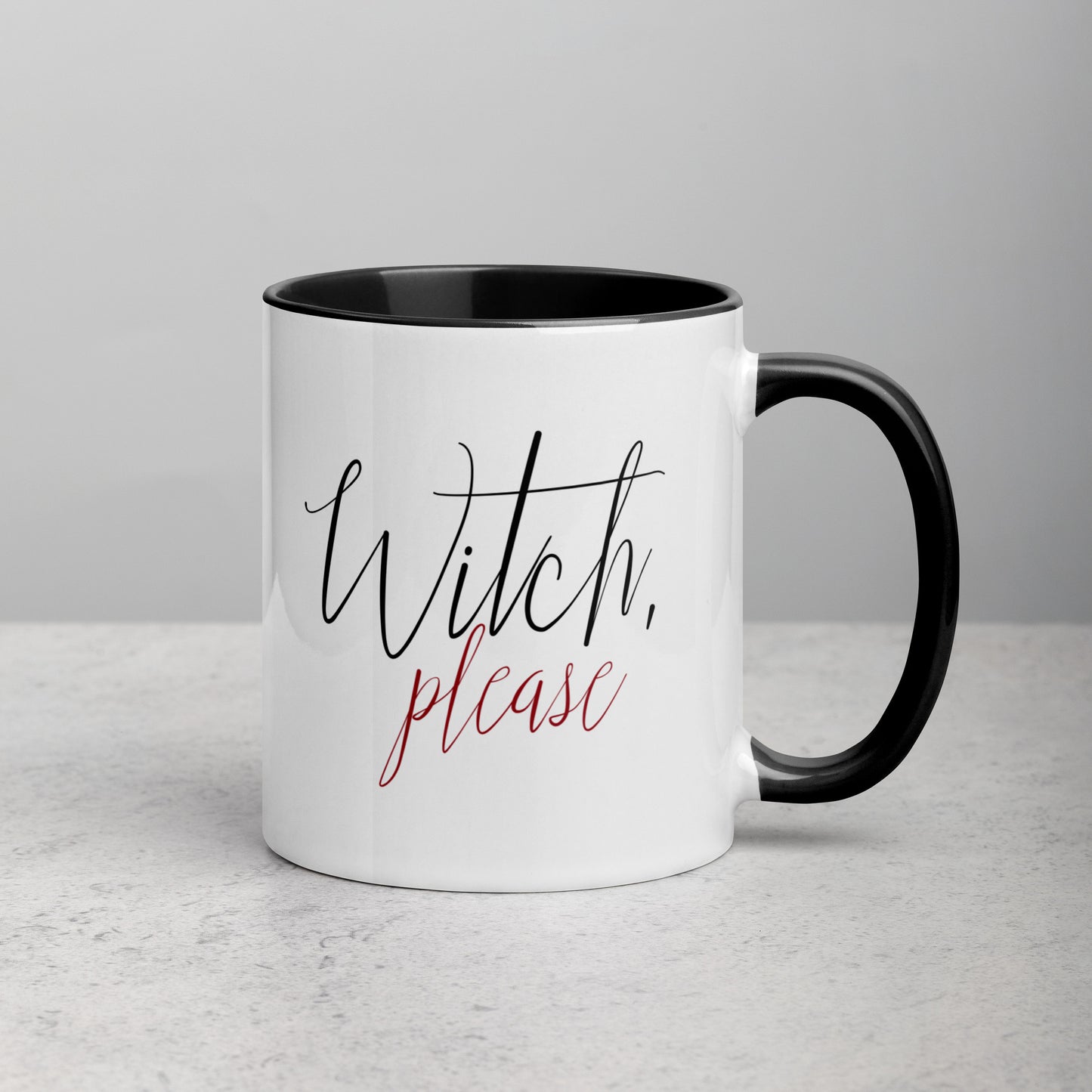 Witch, Please Forest Witchy Spooky Season Winter Snowy Ethereal Coffee Mug