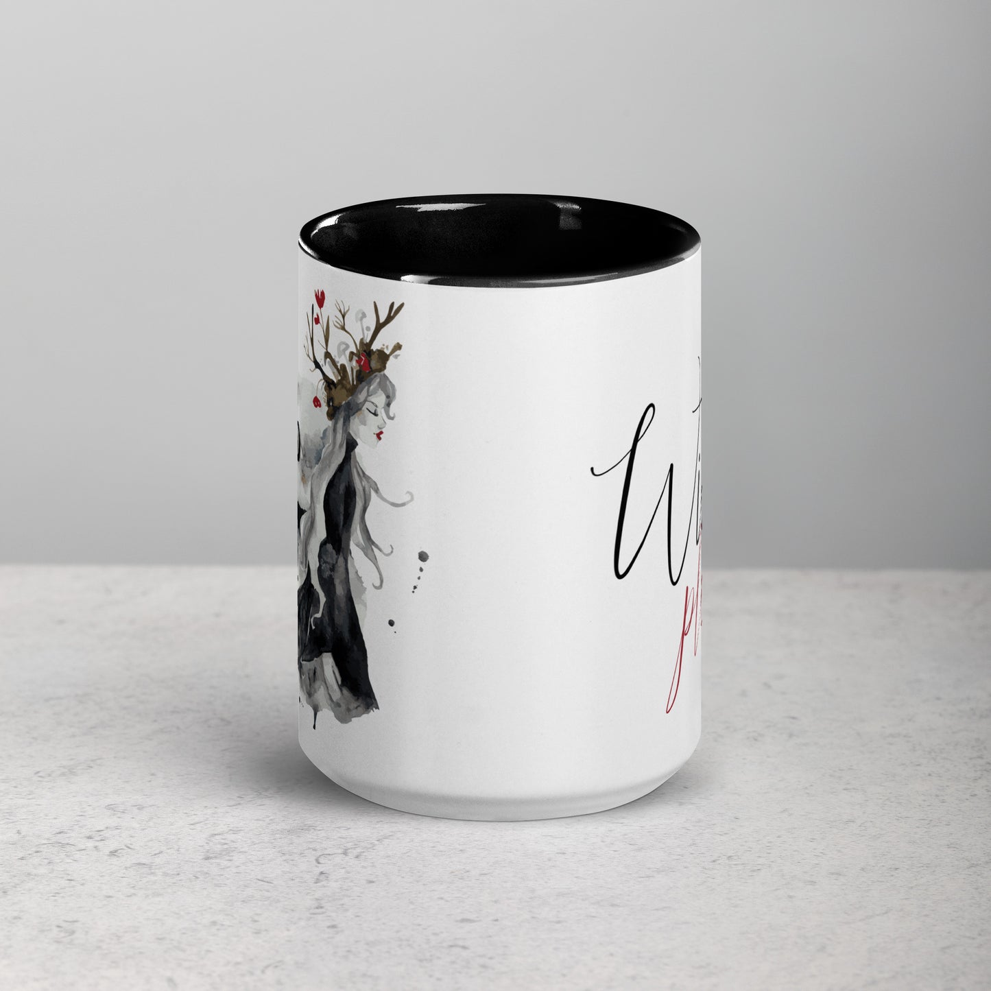 Witch, Please Forest Witchy Spooky Season Winter Snowy Ethereal Coffee Mug