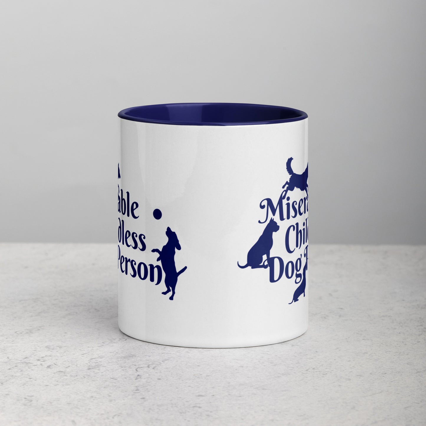 Miserable Childless Dog Person Democrat Liberal Childfree Kamala Harris 2024 Mug
