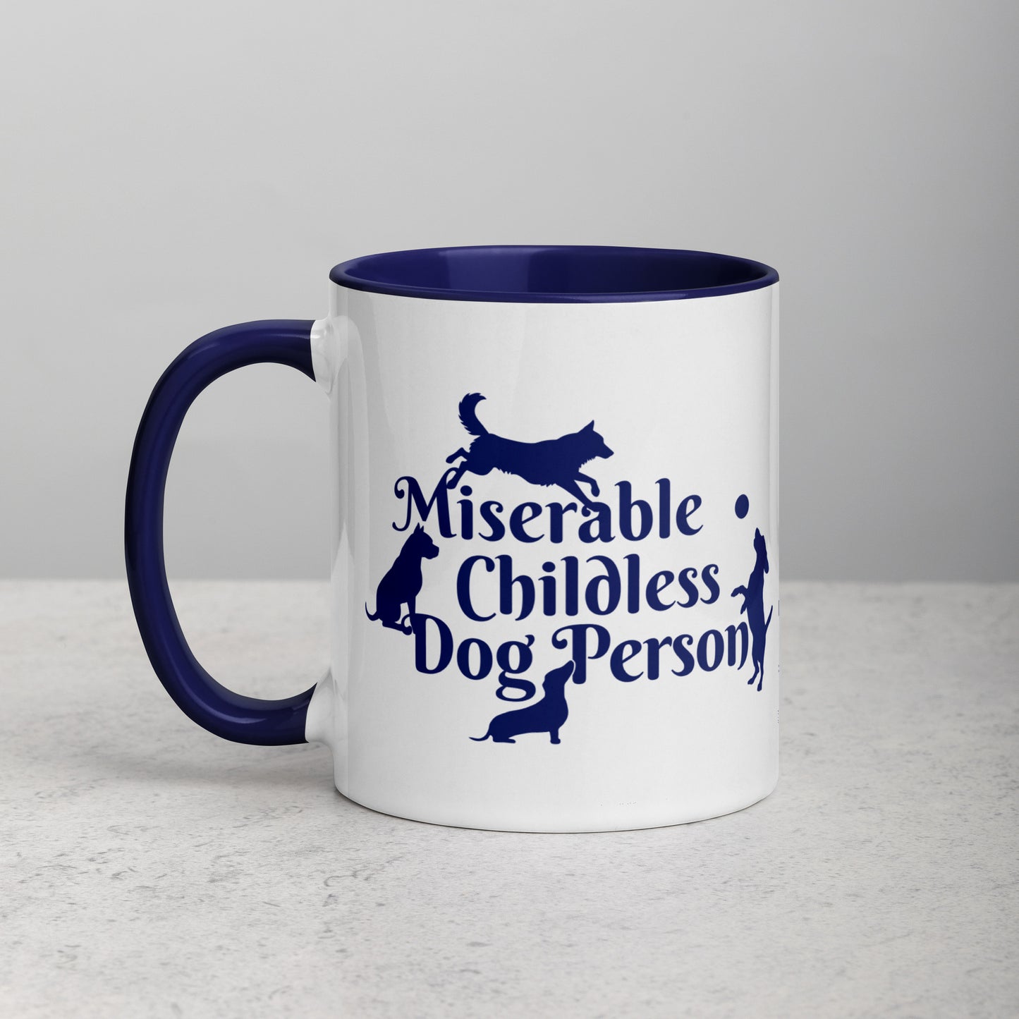 Miserable Childless Dog Person Democrat Liberal Childfree Kamala Harris 2024 Mug