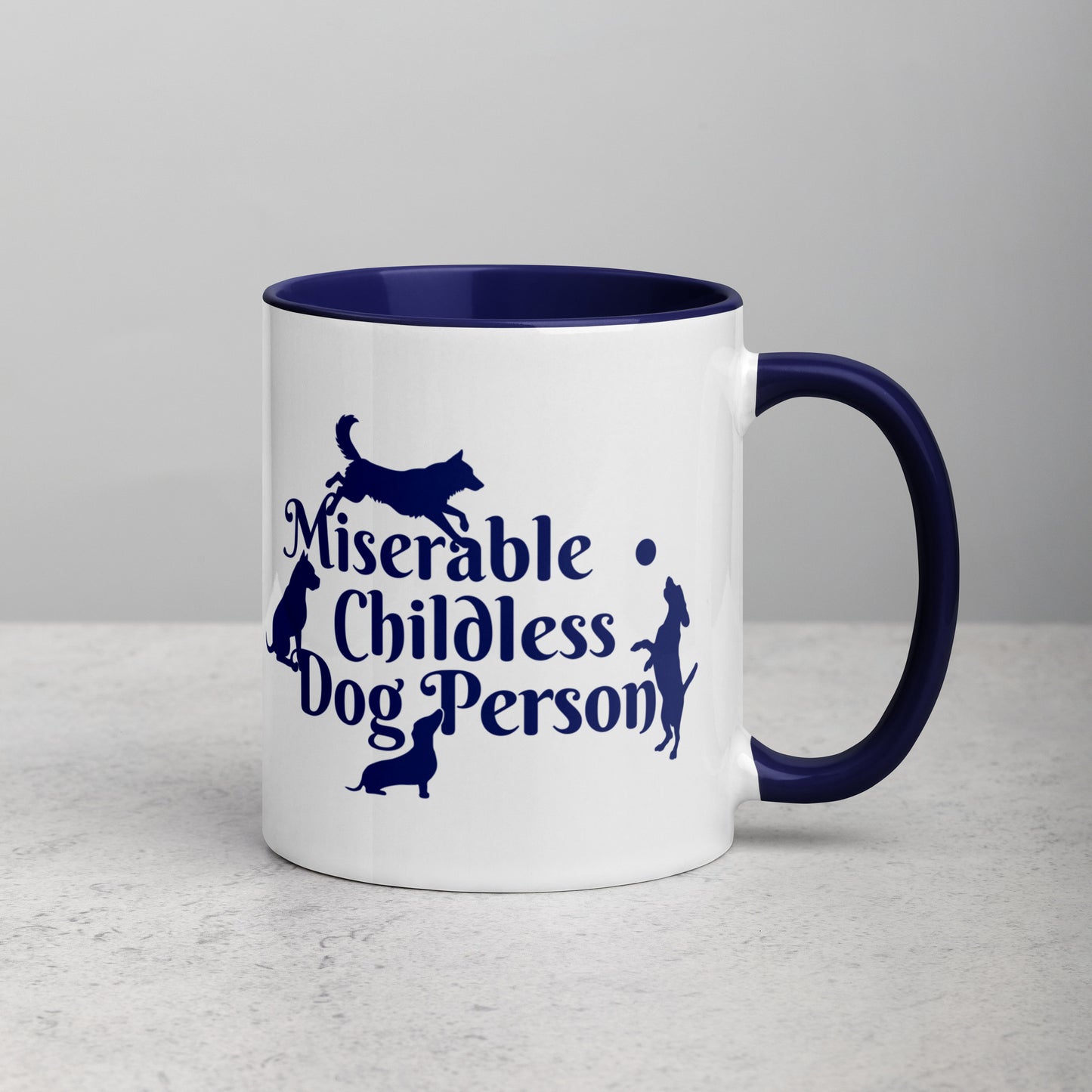 Miserable Childless Dog Person Democrat Liberal Childfree Kamala Harris 2024 Mug