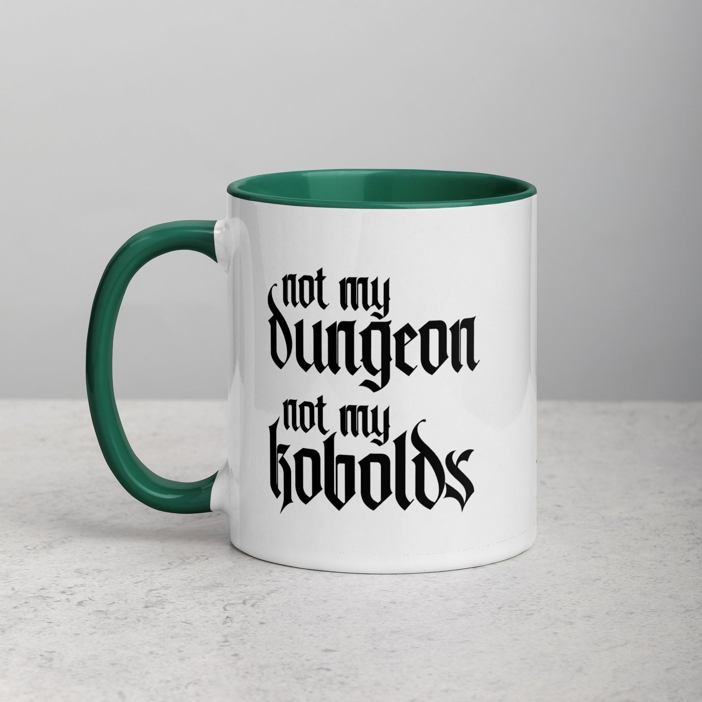 Not My Dungeon, Not My Kobolds TTRPG Dungeonmaster Gift Coffee Mug