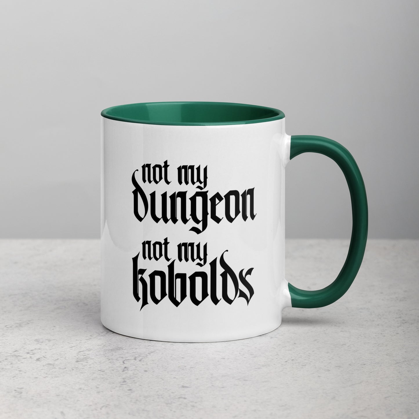Not My Dungeon, Not My Kobolds TTRPG Dungeonmaster Gift Coffee Mug