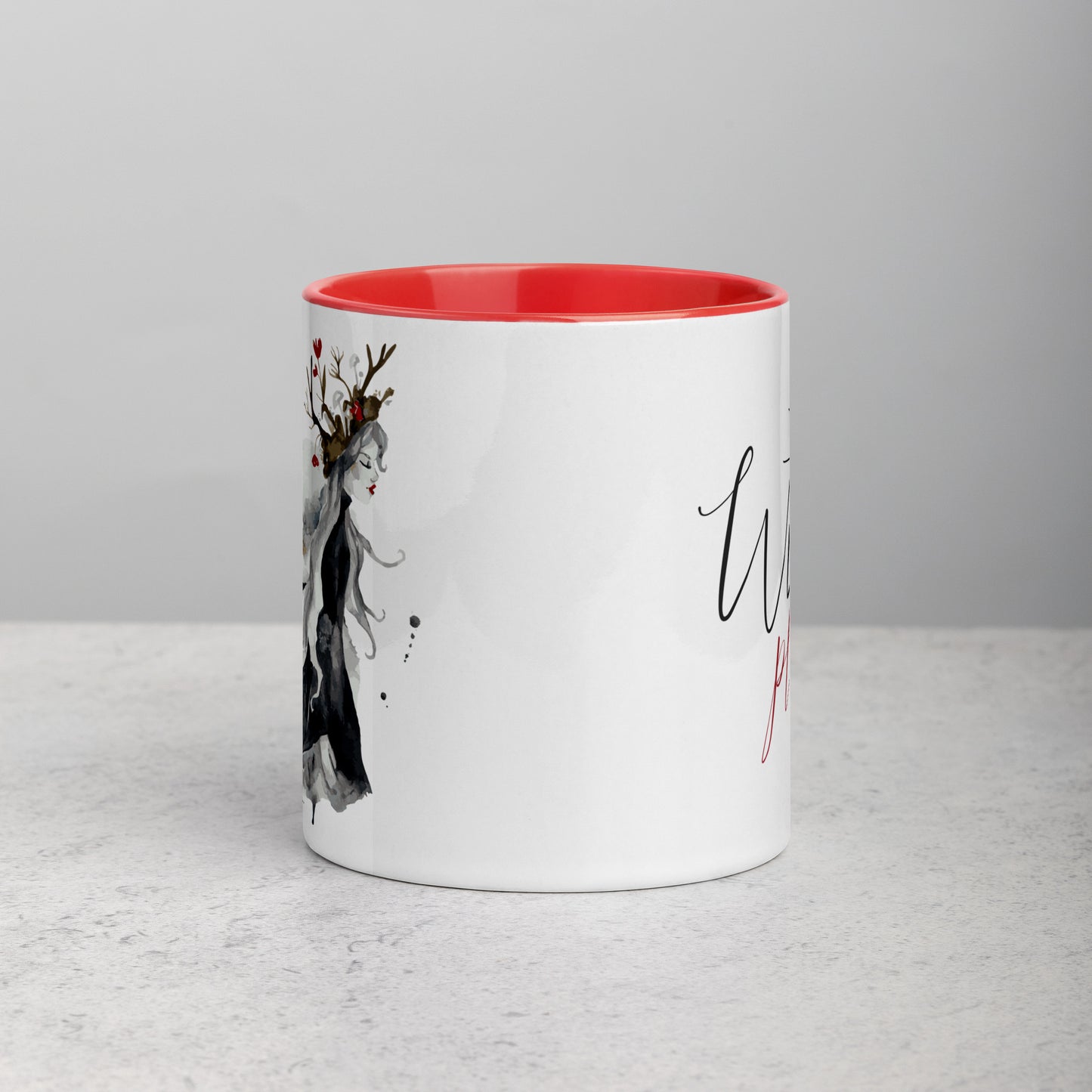 Witch, Please Forest Witchy Spooky Season Winter Snowy Ethereal Coffee Mug