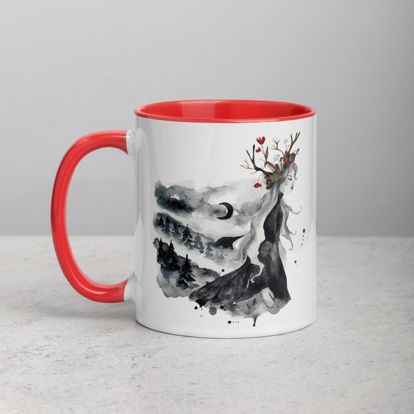 Witch, Please Forest Witchy Spooky Season Winter Snowy Ethereal Coffee Mug