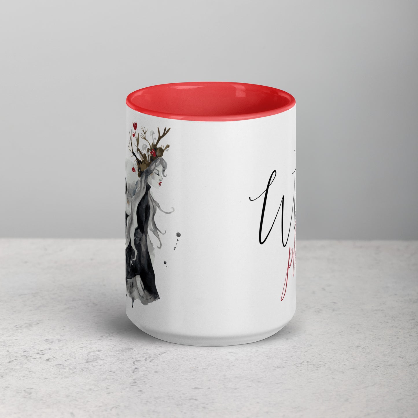 Witch, Please Forest Witchy Spooky Season Winter Snowy Ethereal Coffee Mug