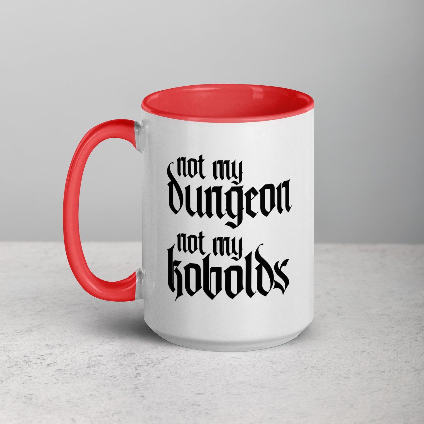 Not My Dungeon, Not My Kobolds TTRPG Dungeonmaster Gift Coffee Mug