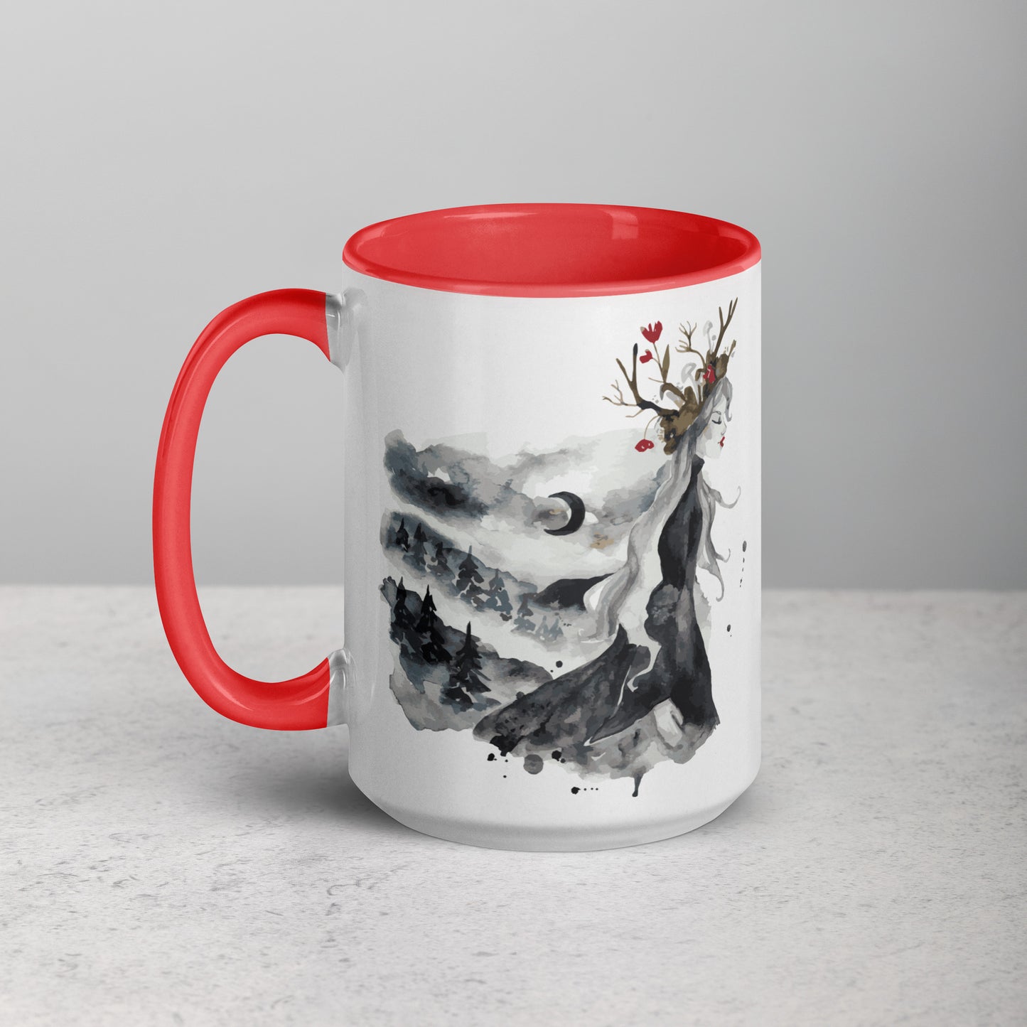 Witch, Please Forest Witchy Spooky Season Winter Snowy Ethereal Coffee Mug