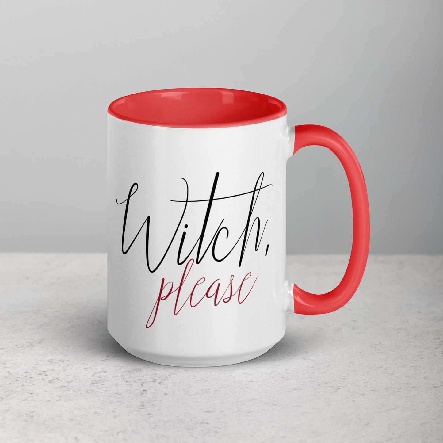 Witch, Please Forest Witchy Spooky Season Winter Snowy Ethereal Coffee Mug