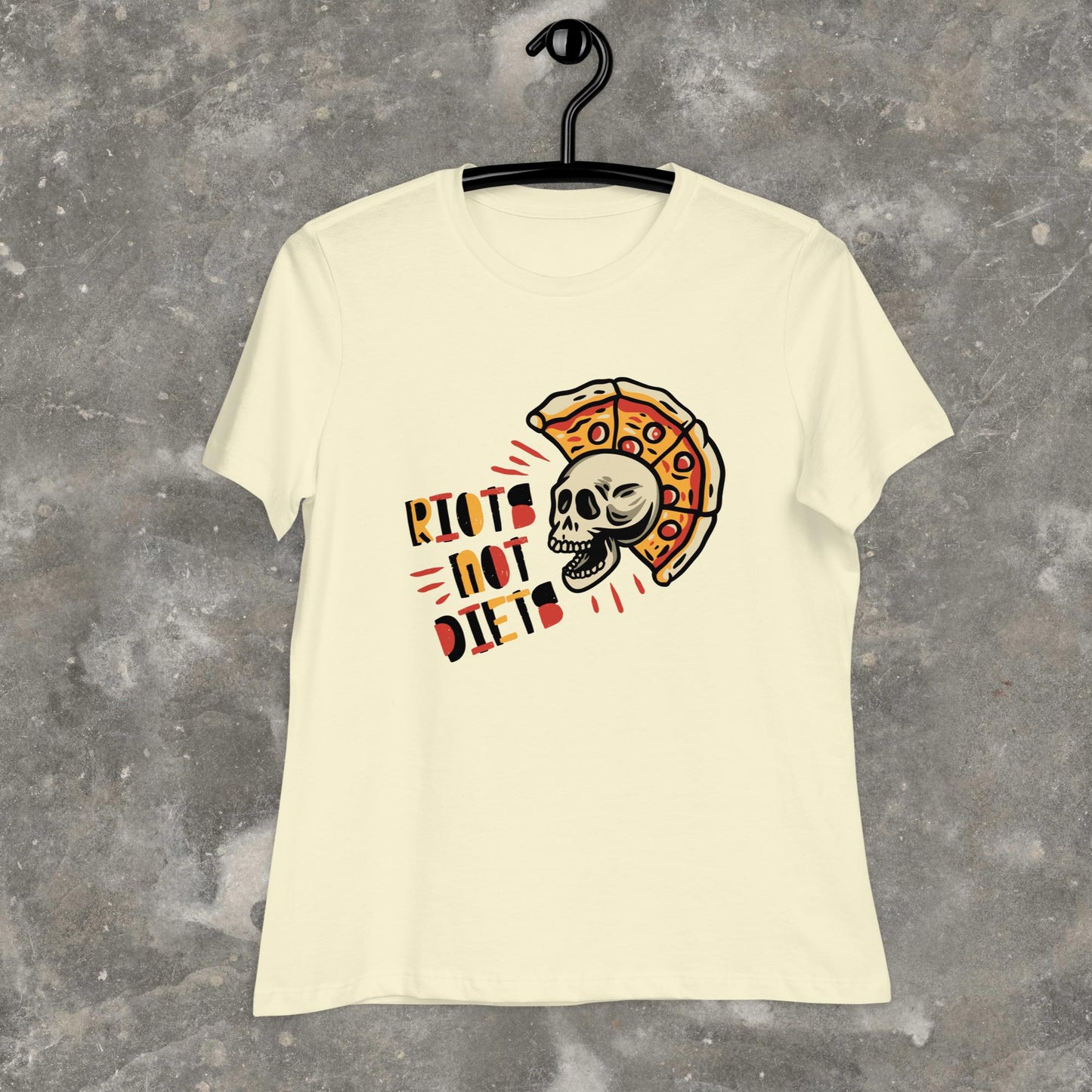 Riots Not Diets Fat Positive Body Positive Fat Liberation Punk Femme Fit Relaxed T-Shirt Plus Sizes Available