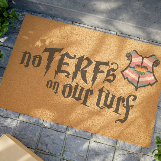 Wizards for Trans Rights No TERFs on Our Turf Doormat