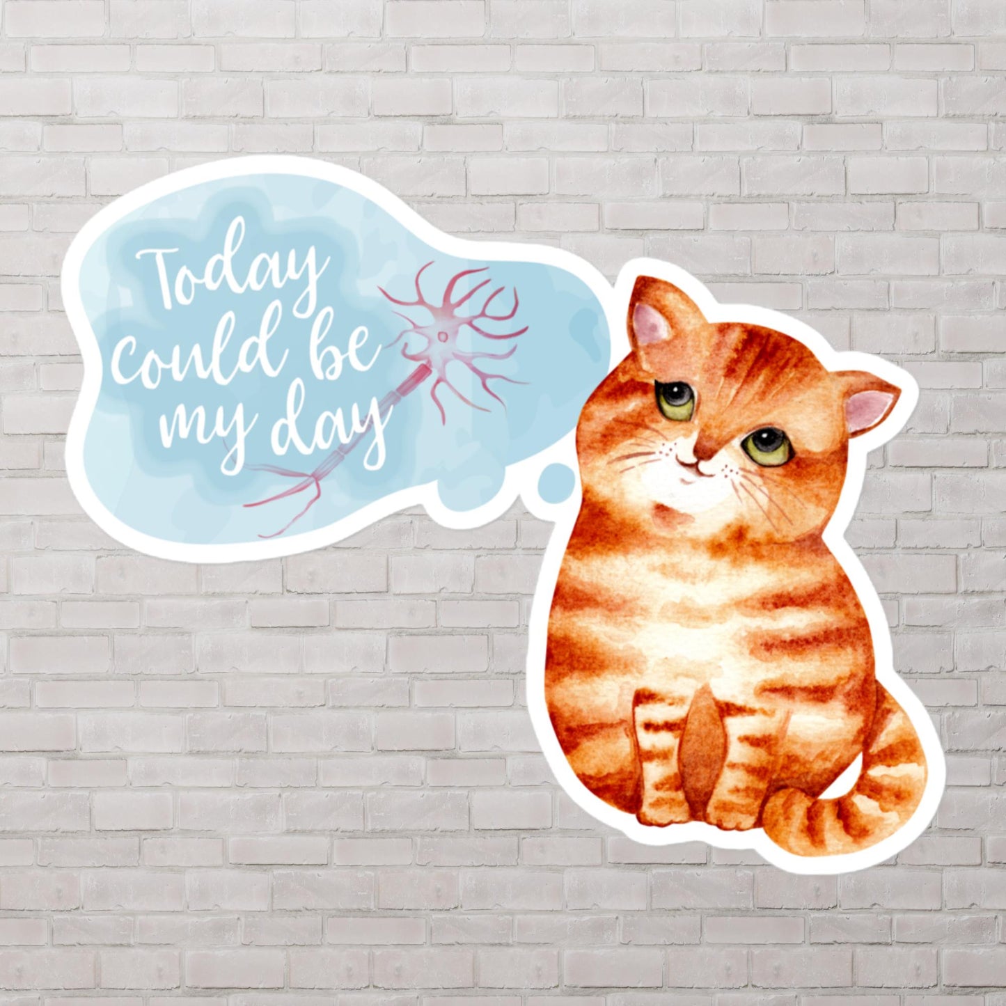 Orange Kitty's Dream Stickers