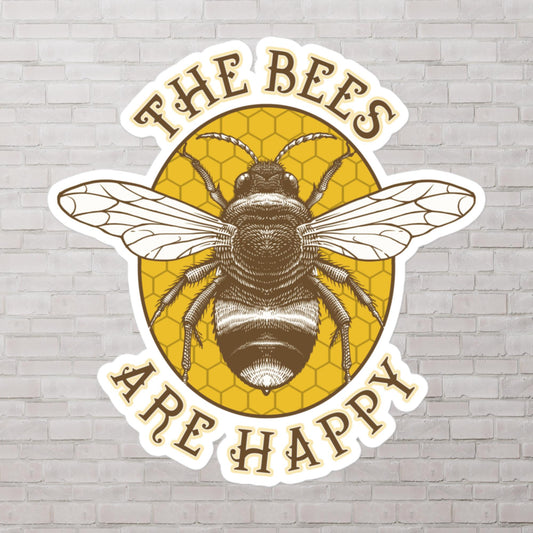 The Bees Are Happy stickers