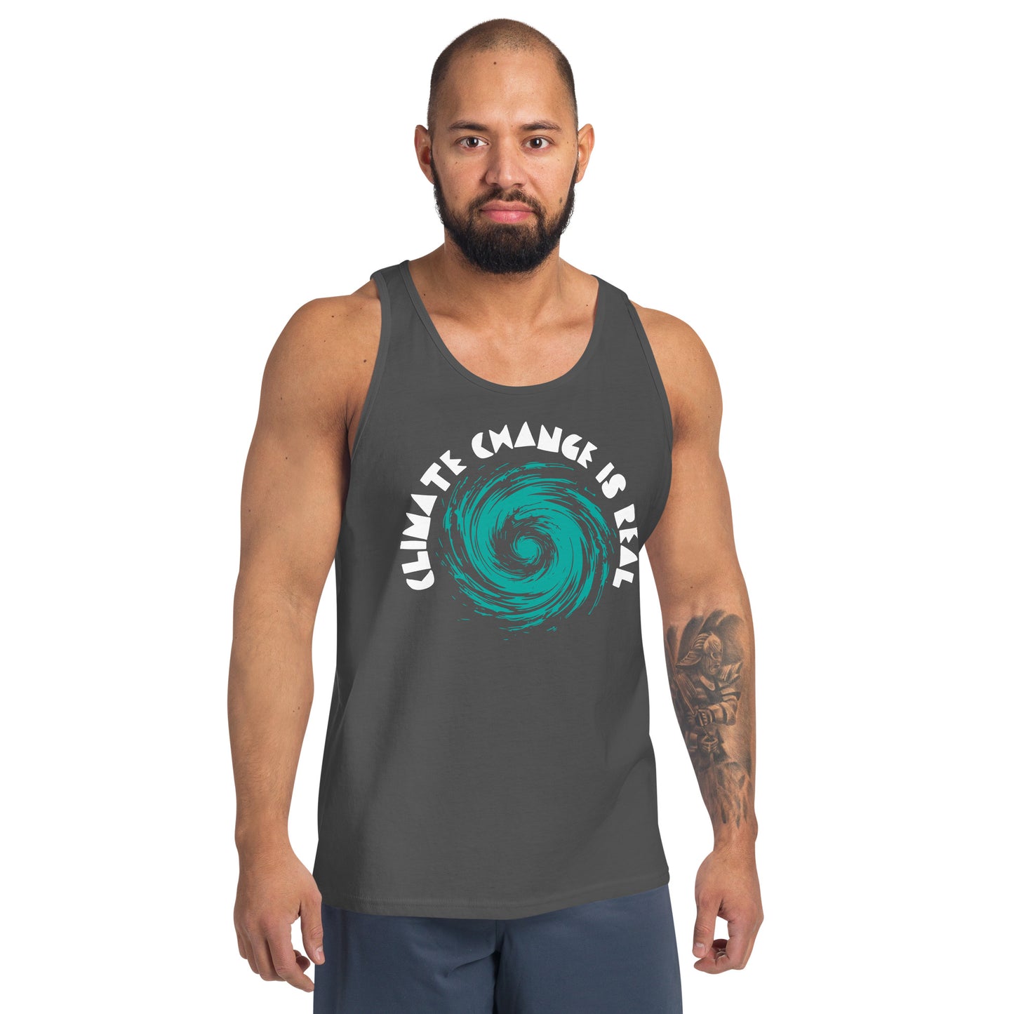 Climate Change is Real Trust Science Pro-Science Hurricane Season Unisex Tank Top