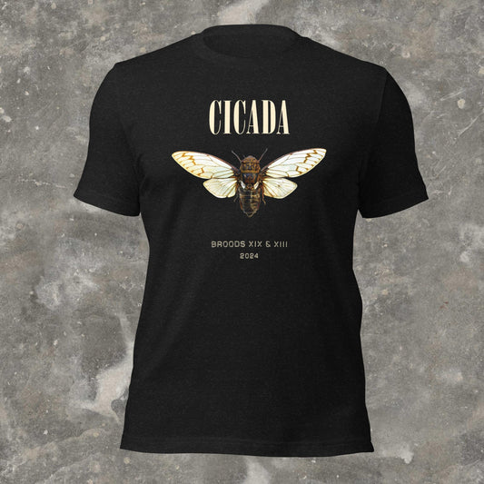 Unisex Cicada Invasion 2024 Nirvana Parody Shirt (Dark)