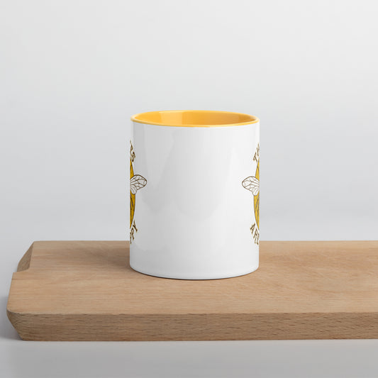 The Bees Are Happy Valheim Apiary Honeybee Lover Honey Colored The Bees Are Happy Valheim Apiary Honeybee Lover  Mug