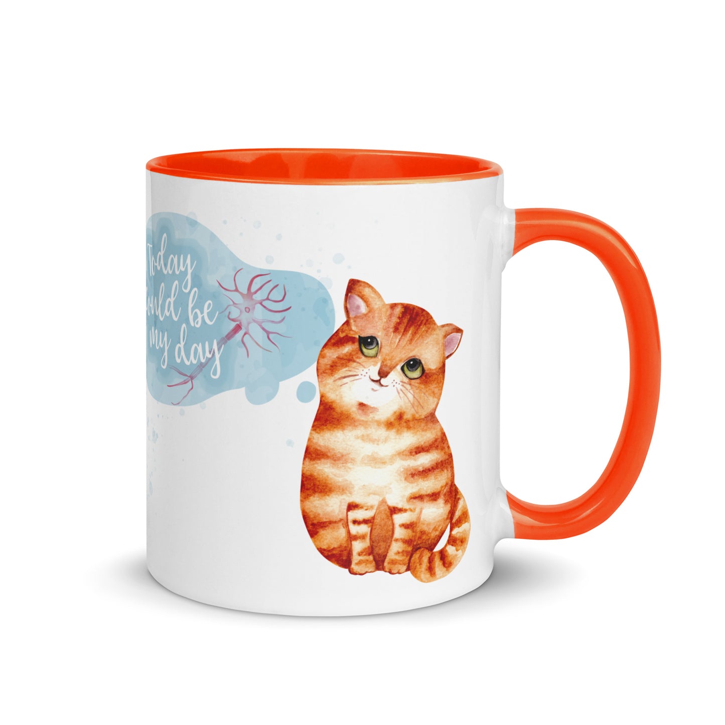 Orange Kitty's Dream Colored 11oz Mug