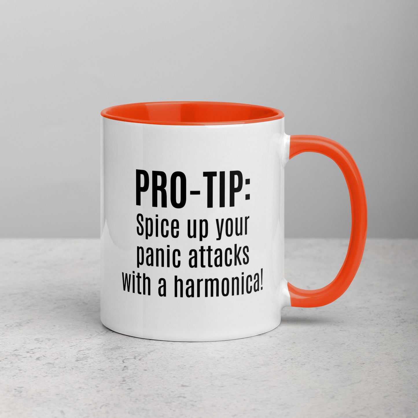 Harmonicat! Spice Up Your Panic Attack with a Harmonica Neurospicy Neurodivergent Coffee Mug