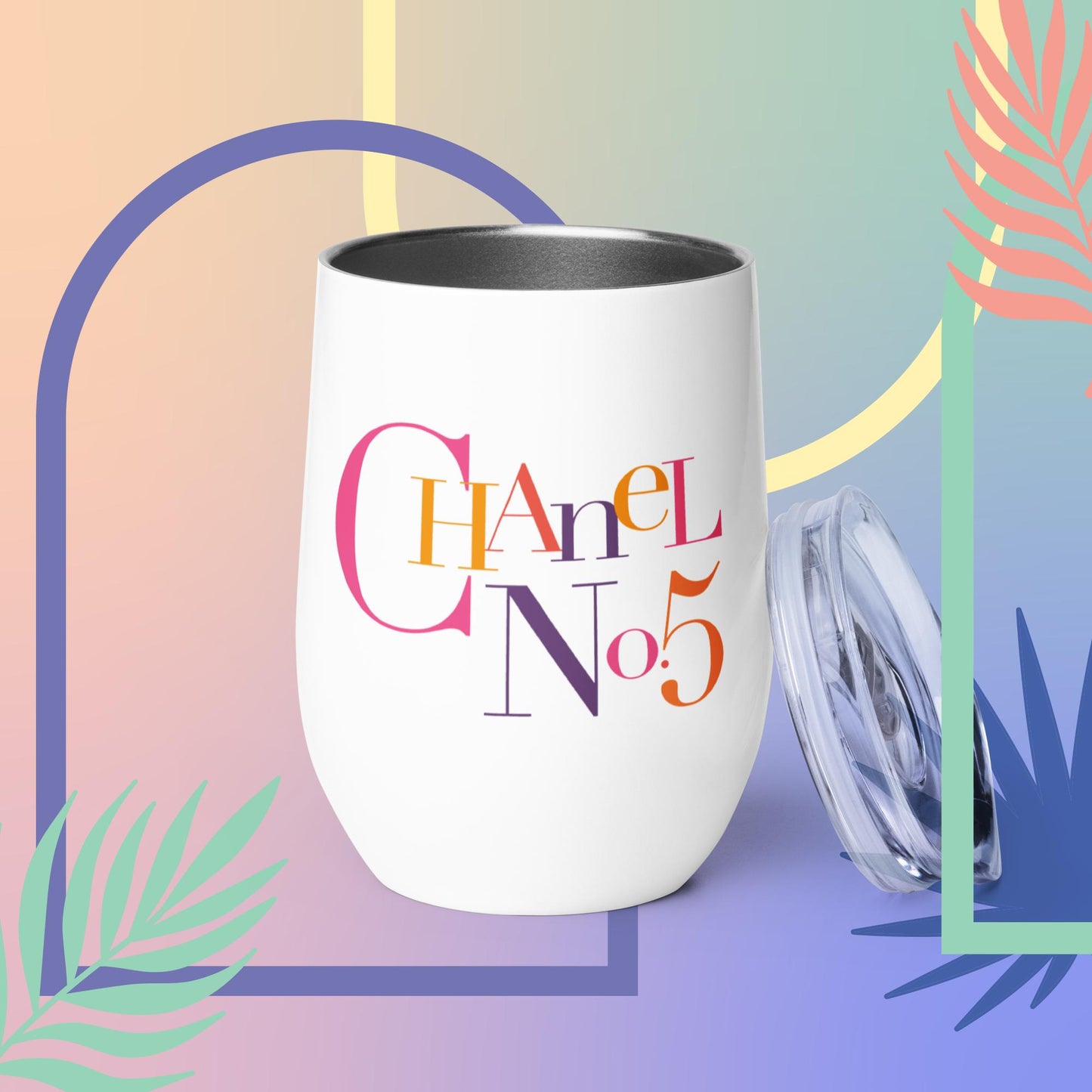 An absolutely fabulous wine tumbler for your CHANEL No. 5, sweetie