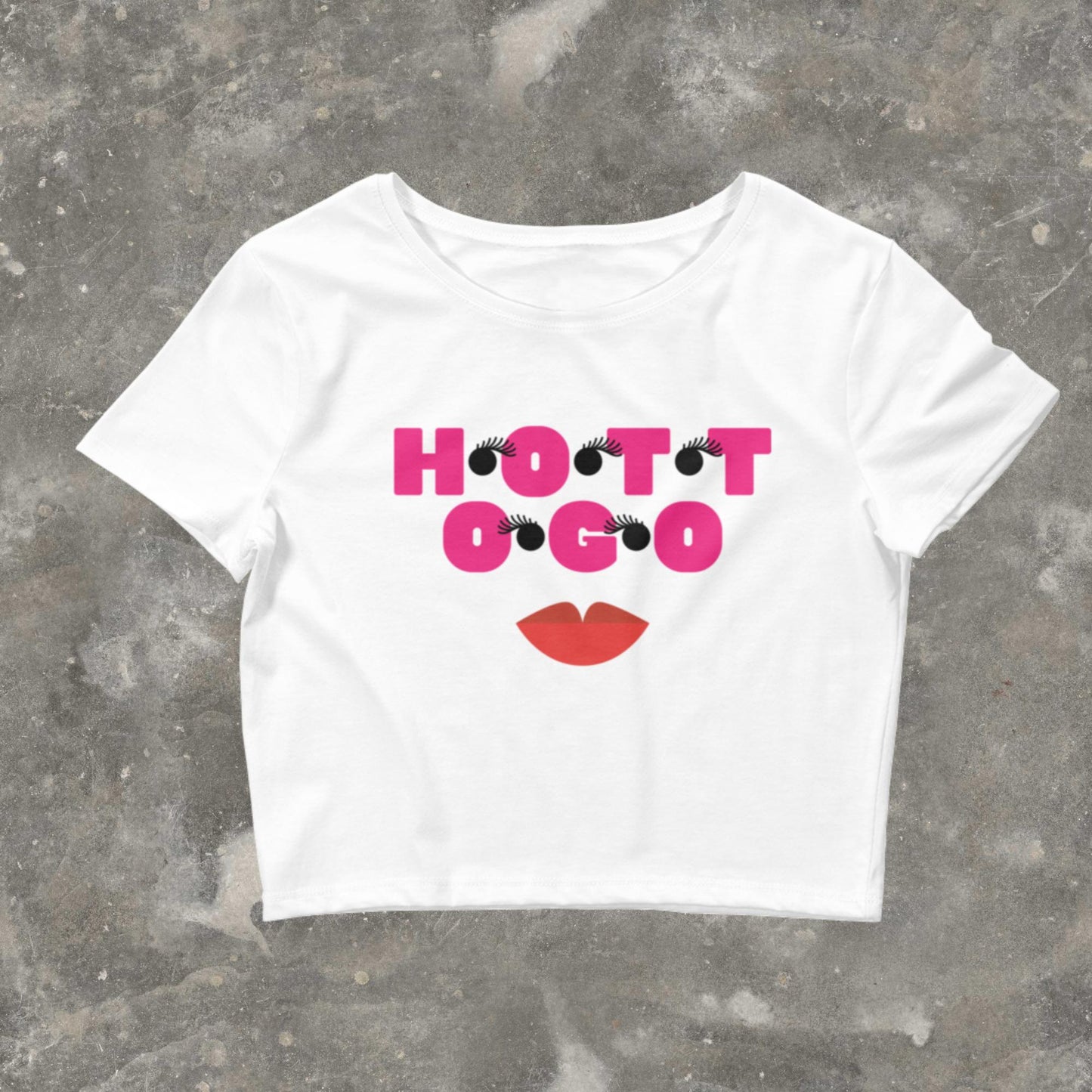 Hot to Go Chappell Roan Inspired HOTTOGO Viral Femme Fit Crop Top