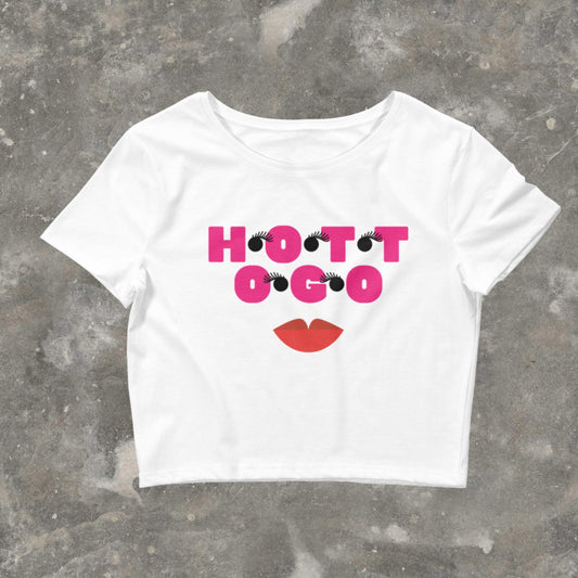 Hot to Go Chappell Roan Inspired HOTTOGO Viral Femme Fit Crop Top