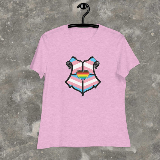 Wizards for Trans Rights House Shield Women's Fit Relaxed T-Shirt